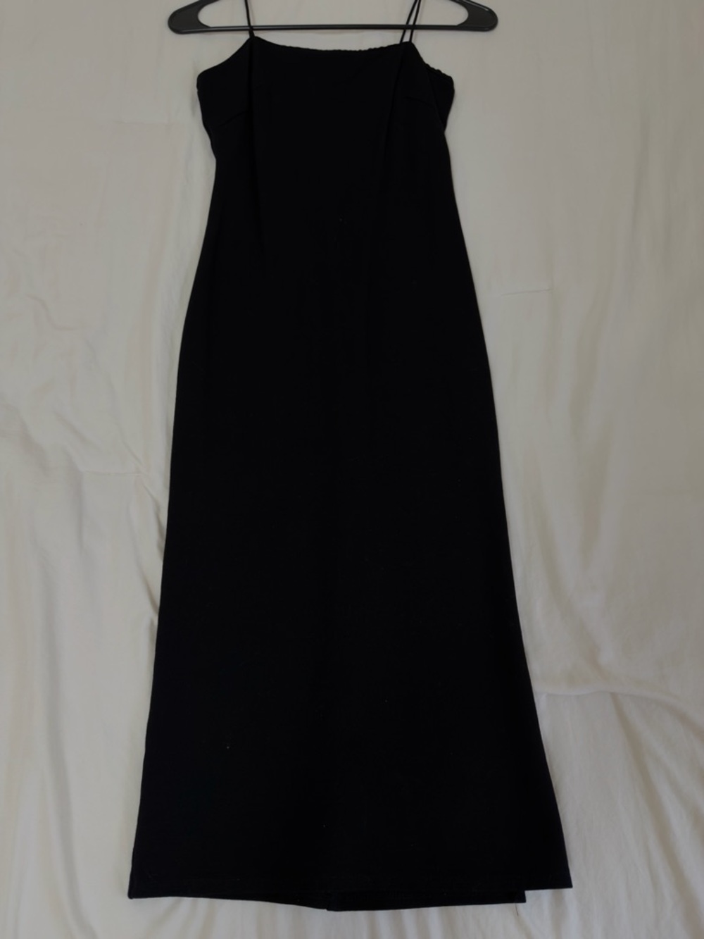 Classic Black Spaghetti Strap Dress